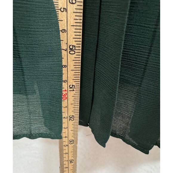 J.Crew Pleated ballet dress in‎ stretch cotton blend preppy sheer green sz M - Picture 6 of 9